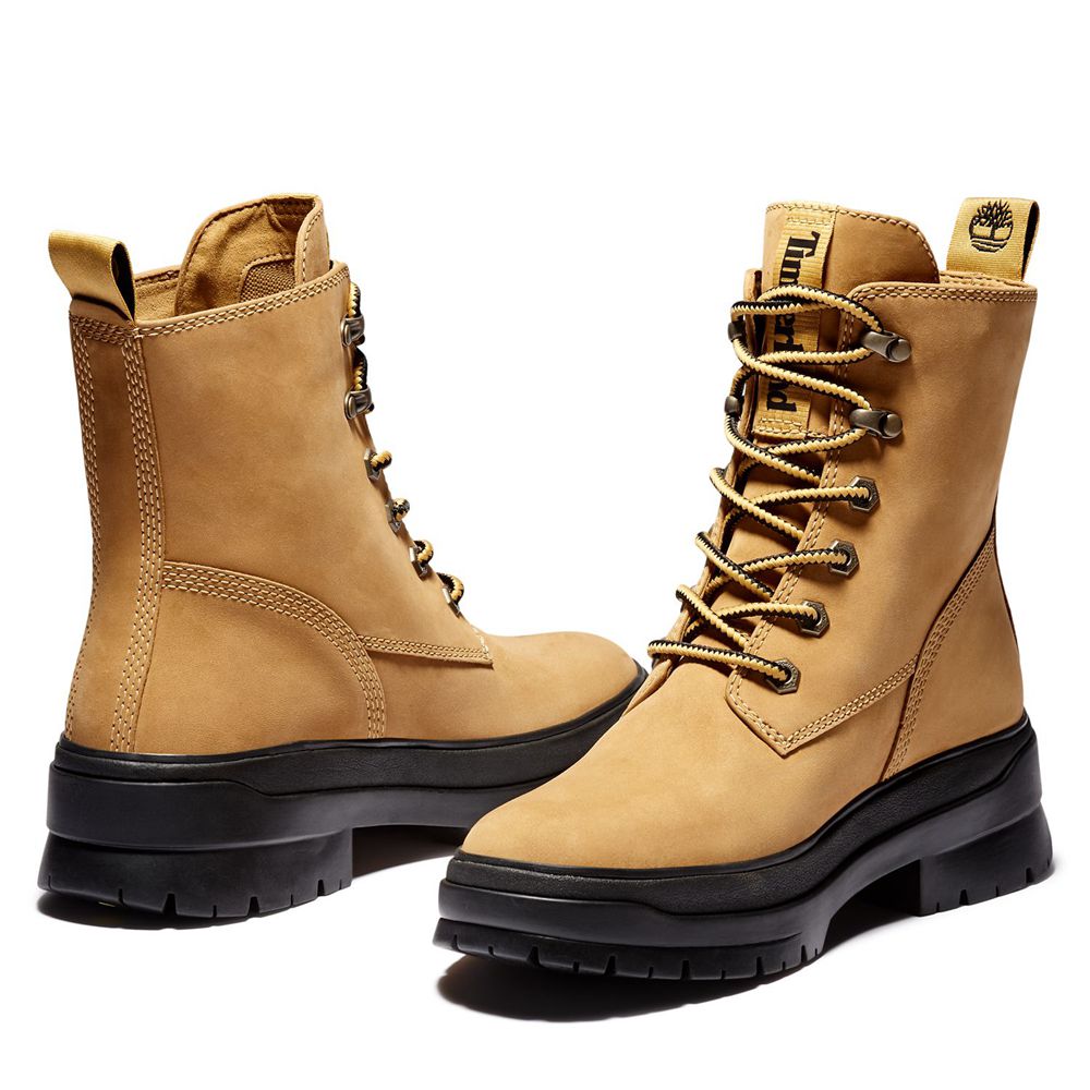 Botas Con Cordones Timberland Mujer Malynn Ek+ Waterproof Marrones/Negras - Chile KIM-914286